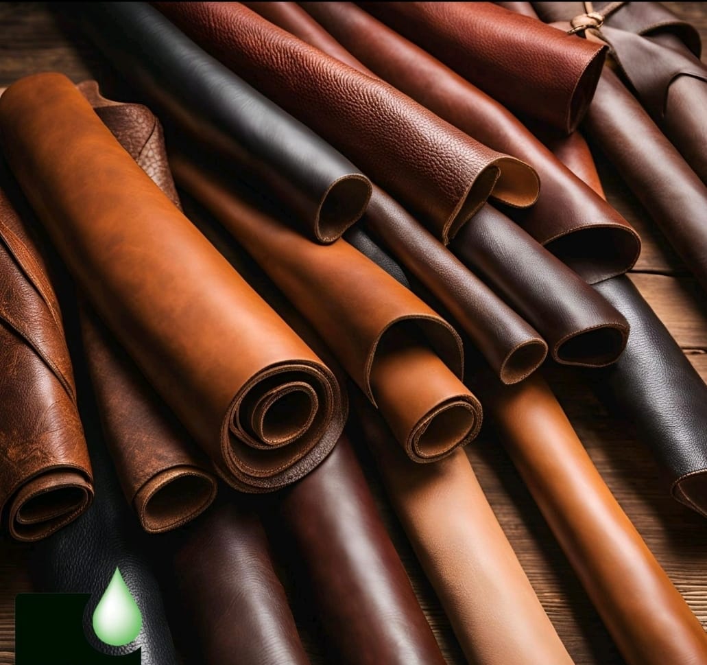 Finished leather sheet